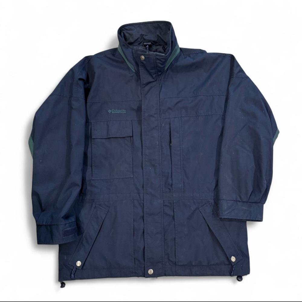 Columbia Men's Dark Blue Raincoat